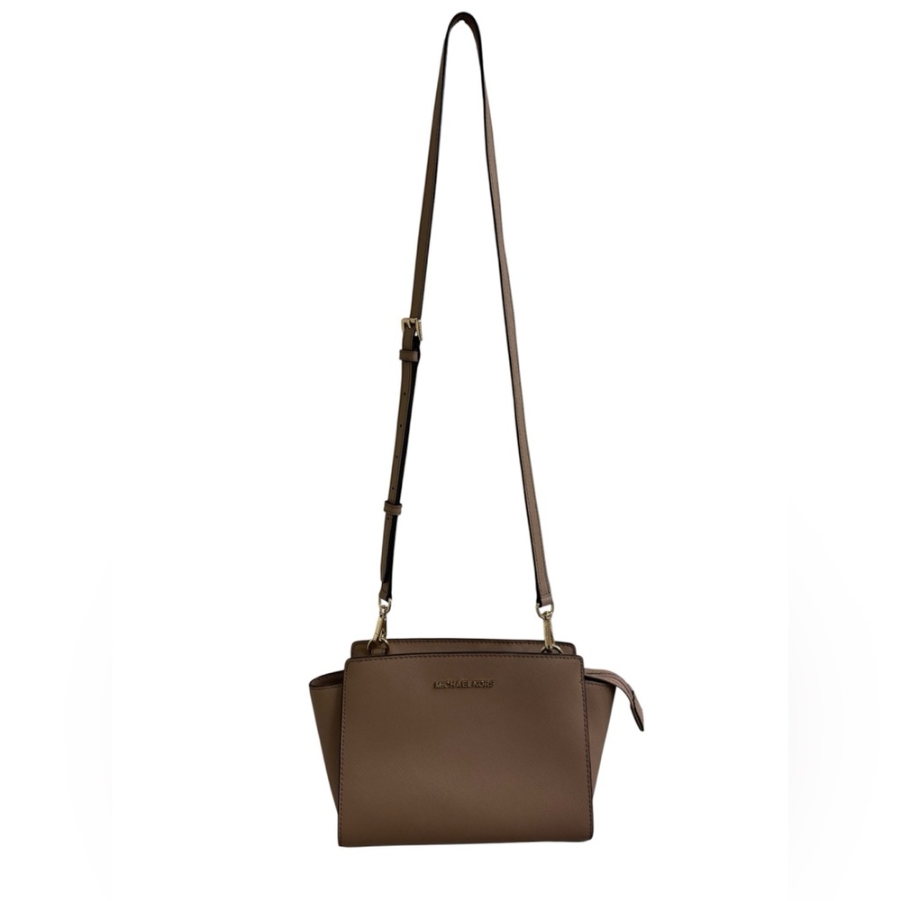 Michael Kors taupe Selma crossbody - Like New - Picture 4 of 10